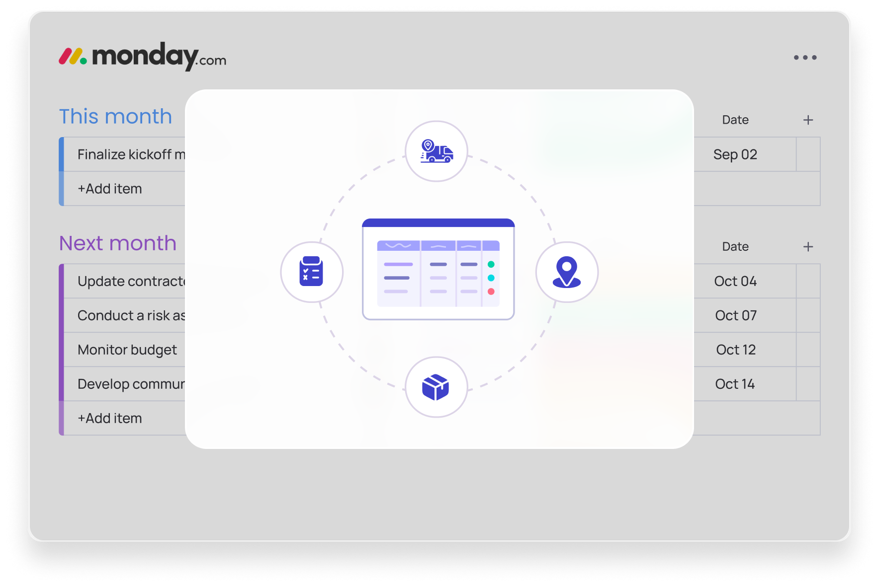 TrackMy - Parcel tracking for monday.com